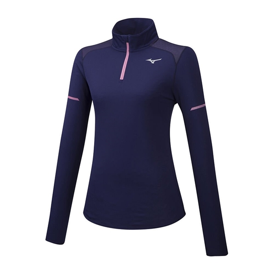 Mizuno Alpha LS HZ Running Tops Női Lila | RZAJ-78136