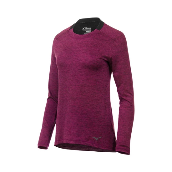 Mizuno Alpha Long Sleeve Tops Női Lila | URHO-35721