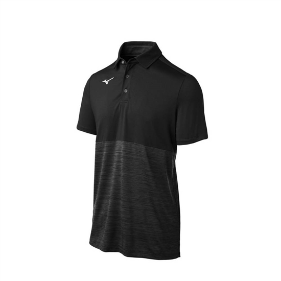 Mizuno Alpha Polo Férfi Fekete | TUIQ-18539