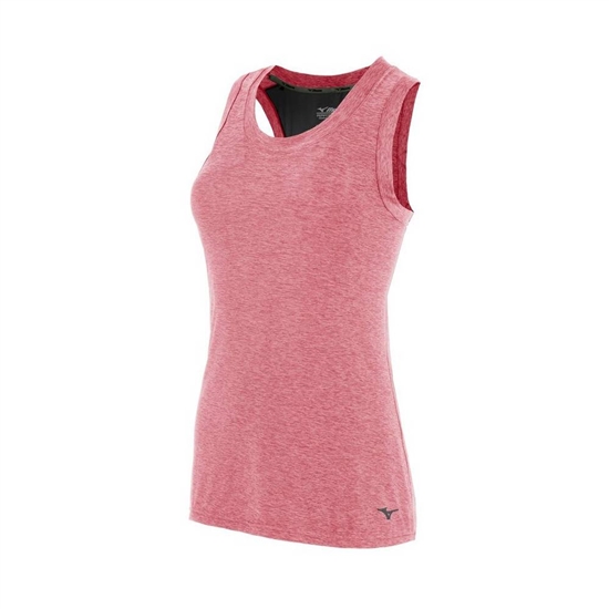 Mizuno Alpha Running Tank Top Női Rózsaszín / Fekete | YUIN-46298