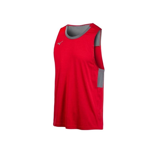 Mizuno Alpha Tank Top Férfi Piros | BPFE-31604