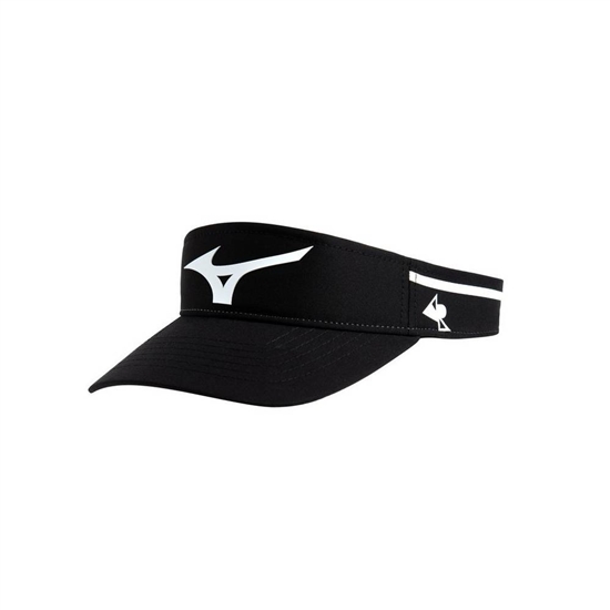 Mizuno April Ross Visor Női Fekete / Fehér | QHYL-50784