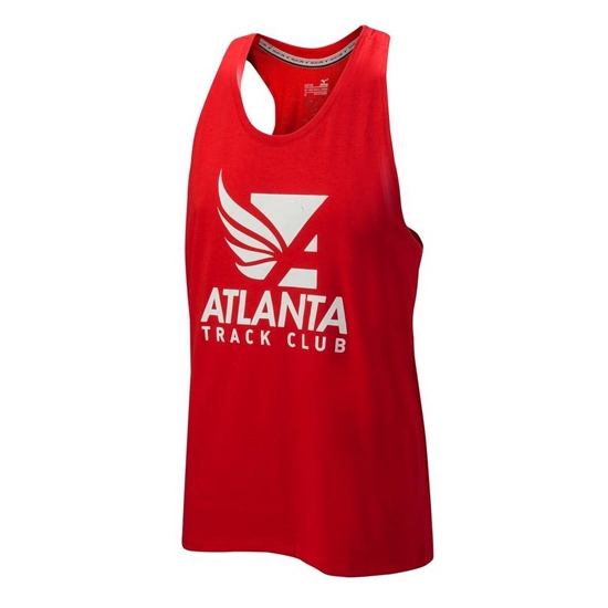 Mizuno Atlanta Track Club 50/50 Tank Top Férfi Piros | HUTE-98450