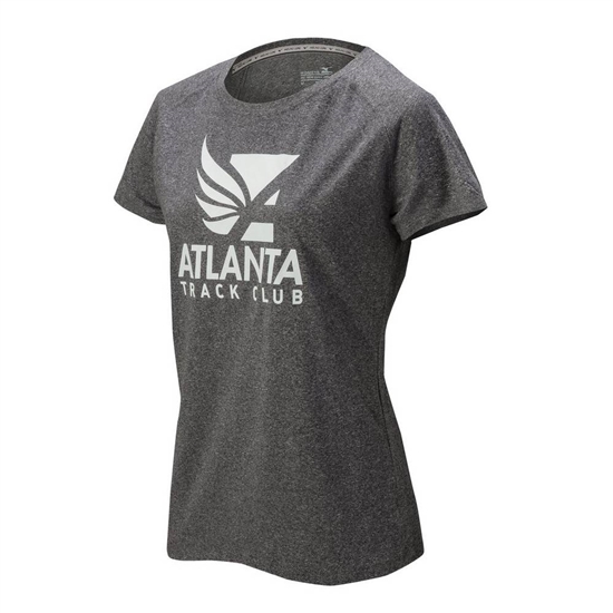 Mizuno Atlanta Track Club Inspire 2.0 Running T shirts Női SötétSzürke | OIVT-89063