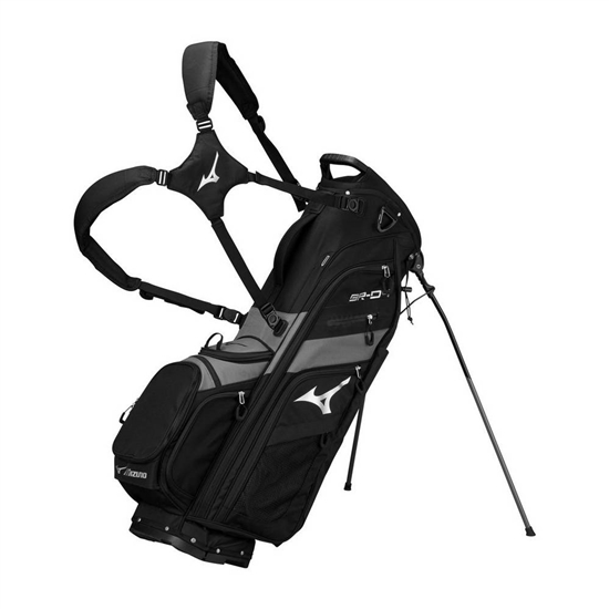 Mizuno BR-D4 14-Way Stand Táska Férfi Fekete / Szürke | IXUQ-30164