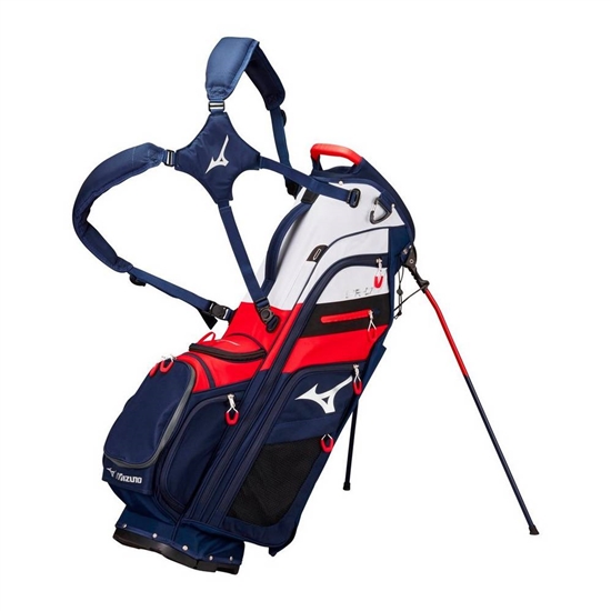 Mizuno BR-D4 6-Way Stand Táska Női Sötétkék / Piros | NWMI-34970