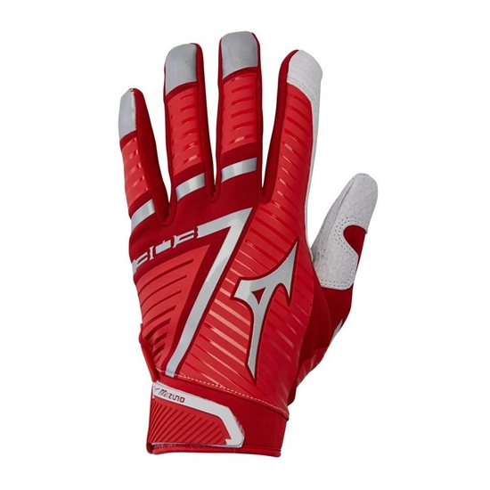 Mizuno B-130 Adult Baseball Batting Gloves Férfi Piros | QMXH-86493