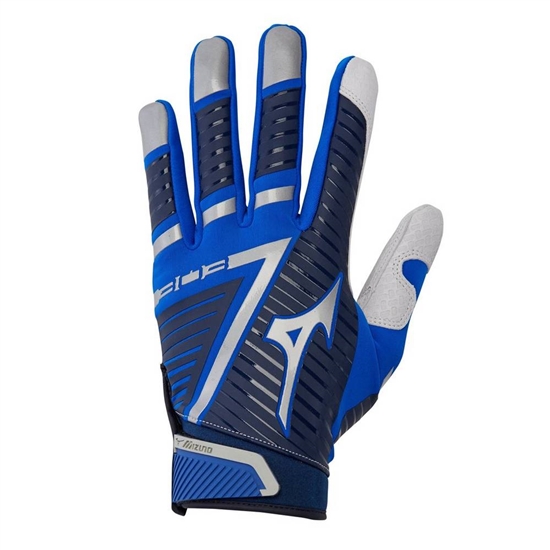 Mizuno B-130 Adult Baseball Batting Gloves Férfi Sötétkék / Királykék | XRGS-47813