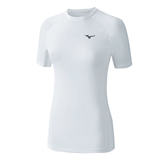 Mizuno Bio Gear SS T shirts Férfi Fehér | KQZO-28593