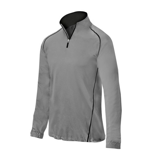 Mizuno Comp 1/4 Zip Batting Kabát Férfi Szürke | BVZC-89543