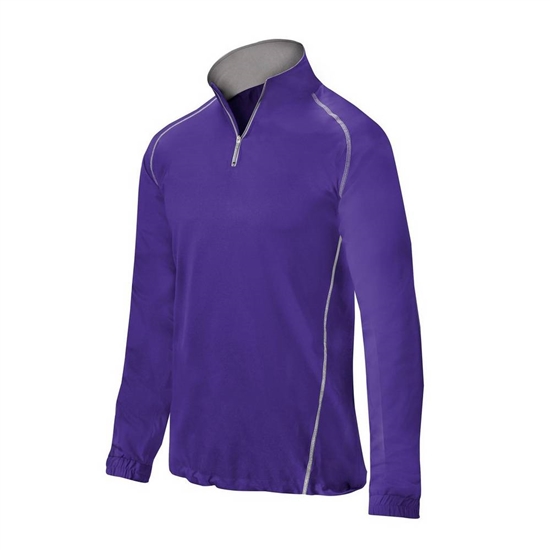 Mizuno Comp 1/4 Zip Batting Kabát Férfi Lila | LGBW-61708