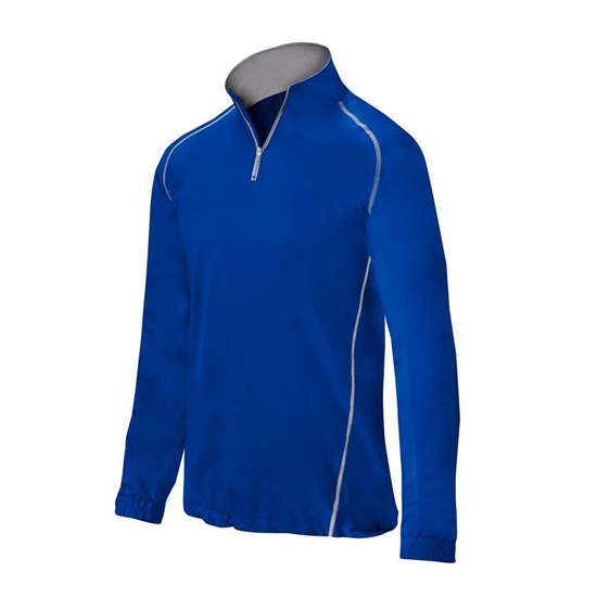 Mizuno Comp 1/4 Zip Batting Kabát Férfi Királykék | MKGW-21897