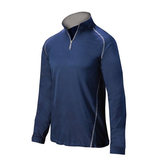 Mizuno Comp 1/4 Zip Batting Kabát Férfi Sötétkék | MZOC-53614