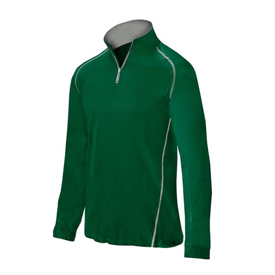 Mizuno Comp 1/4 Zip Batting Kabát Férfi Zöld | ZPKV-32548