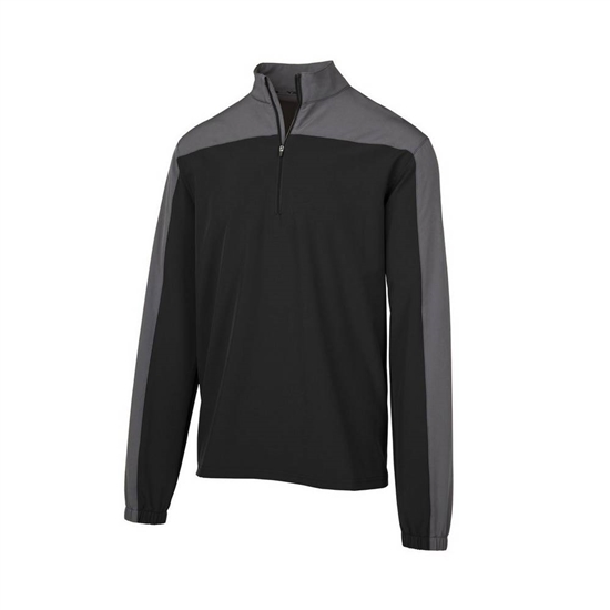 Mizuno Comp Long Sleeve Batting Kabát Férfi Fekete | QNCX-53014