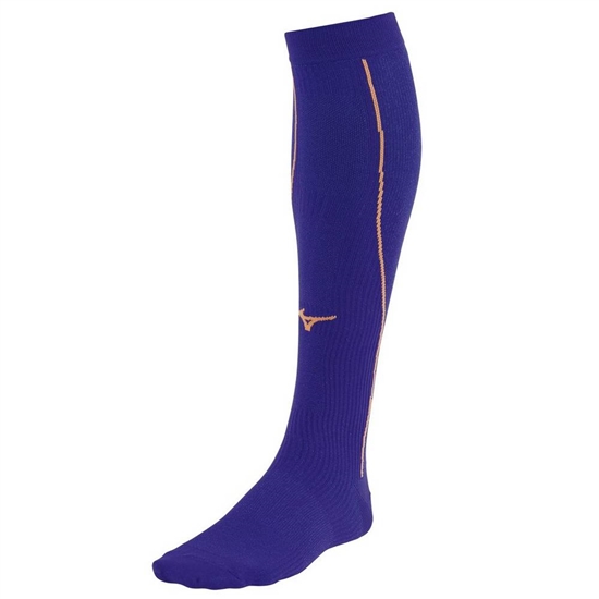 Mizuno Compression Running Zokni Férfi Lila / NarancsSárga | SRPA-17564