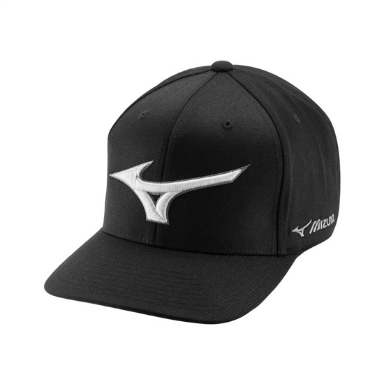 Mizuno Diamond Snapback Baseball Hat Férfi Fekete | PSFD-73158