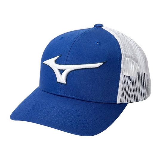 Mizuno Diamond Trucker Baseball Hat Férfi Királykék / Fehér | JFXO-30749