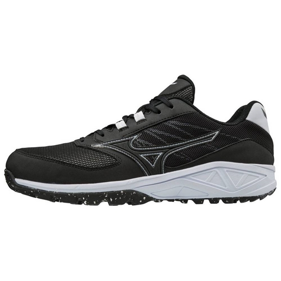 Mizuno Dominant All Surface Turf Softball Shoes Női Fekete / Fehér | DSXZ-48913