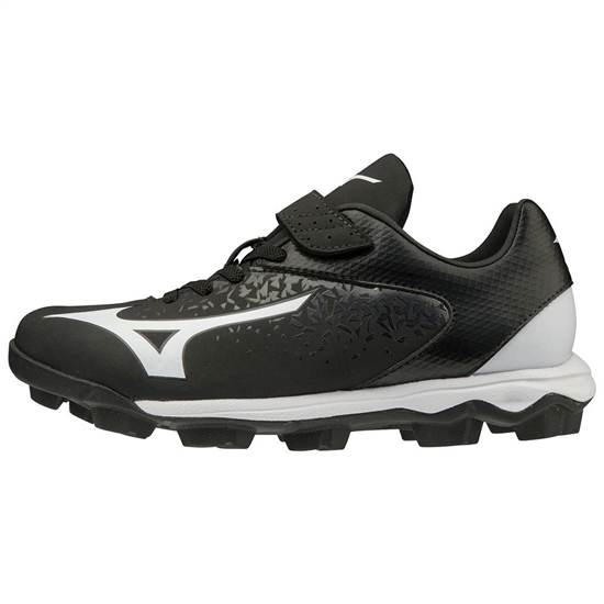 Mizuno Finch Select Nine Molded Softball Cipő Női Fekete / Fehér | CMIK-03516