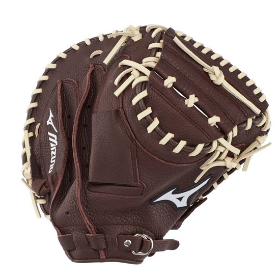 Mizuno Franchise Series Baseball Catchers Mitt 33.5" Catchers Mitt Férfi Kávé / Titán | AWNR-36940