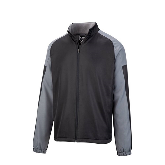 Mizuno Full Zip Dugout Kabát Férfi Fekete | DFHK-28047