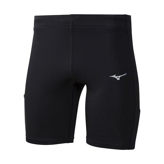 Mizuno Impulse Core Mid Running Tights Férfi Fekete | LWCO-19024