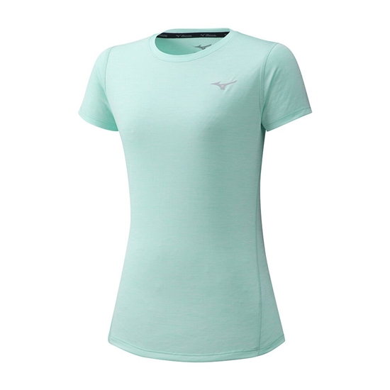 Mizuno Impulse Core Running T shirts Női Zöld | UEKT-28316