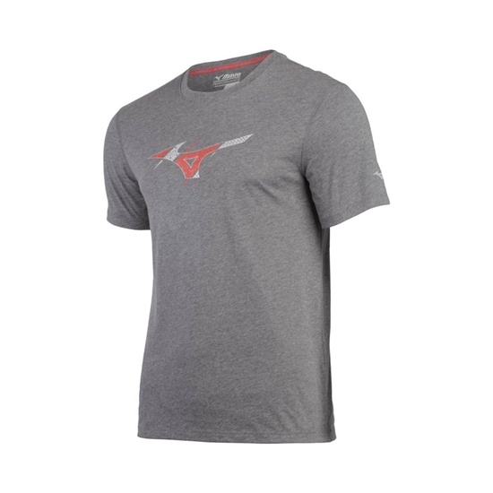 Mizuno Inspire Graphic T shirts Férfi Fekete | WKXM-15397