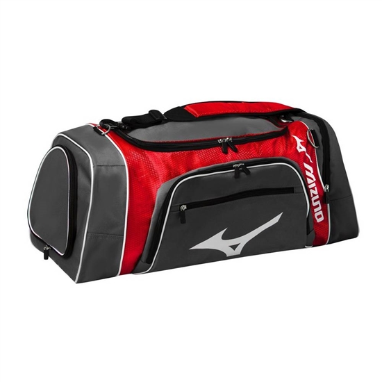 Mizuno Lightning Duffle Duffle Táska Férfi Szürke / Piros | JFIV-65914