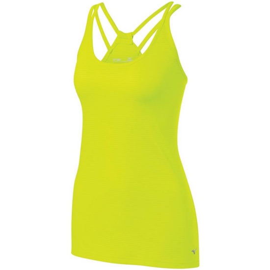 Mizuno Lyra Tank Top Női Sárga | BORT-49215