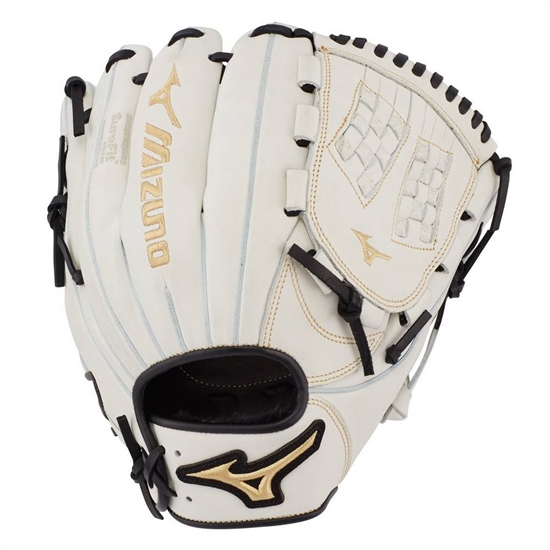 Mizuno MVP Prime Fastpitch Softball Glove 11.5" Gloves Női Fehér / Fekete | UYAL-27853