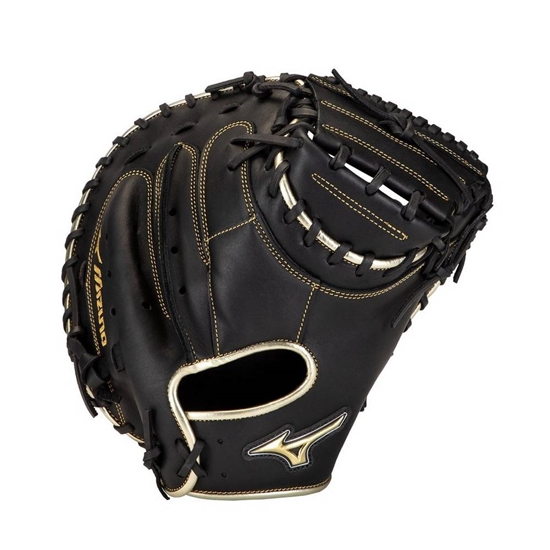 Mizuno MVP Prime SE Baseball Catchers Mitt 34" Catchers Mitt Férfi Fekete / Arany | LUNF-23978