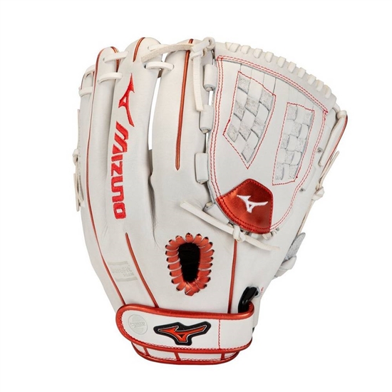 Mizuno MVP Prime SE Fastpitch Softball 12" Gloves Női Fehér / Piros | OXWP-29307