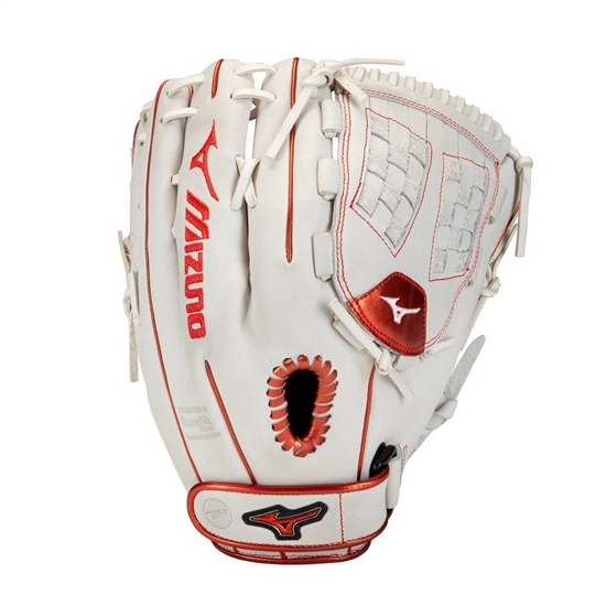 Mizuno MVP Prime SE Fastpitch Softball Glove 12.5" Gloves Női Fehér / Piros | LCAJ-31278