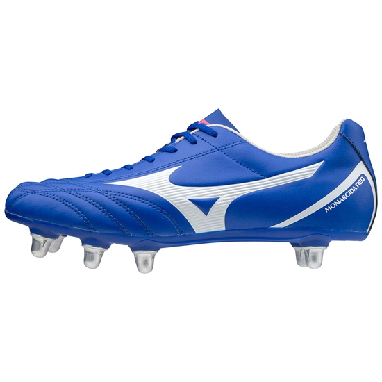 Mizuno Monarcida Neo Rugby SI Rögbi Cipő Férfi Kék / Fehér | NXZI-93280