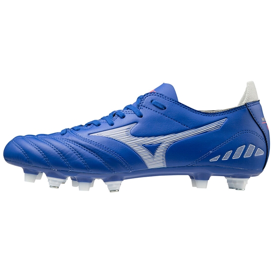 Mizuno Morelia Neo 3 Pro Mix Focicipő Férfi Kék / Fehér | IHKL-61504