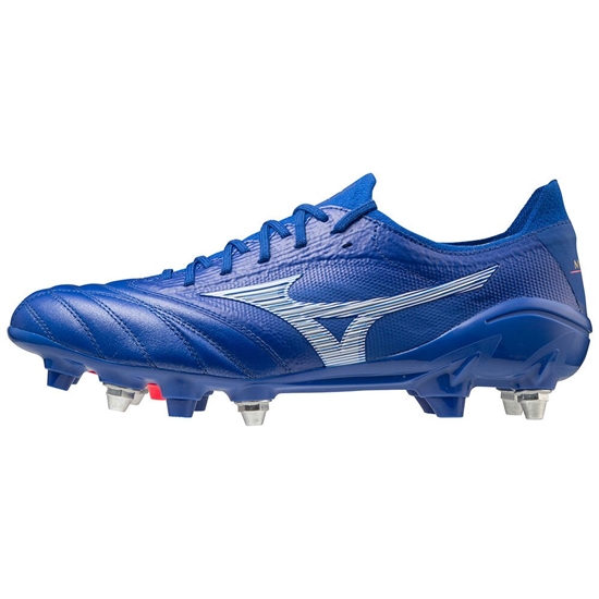 Mizuno Morelia Neo 3 beta Japan Mix Focicipő Női Kék / Fehér | DHSJ-93652