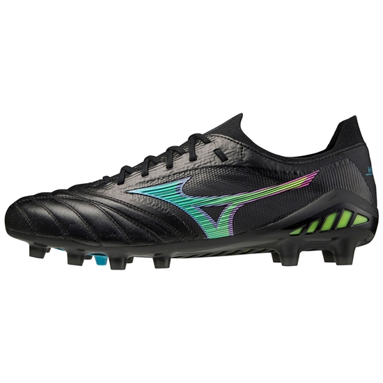 Mizuno Morelia Neo III Beta Japan Focicipő Férfi Fekete / Kék Türkiz | XDLV-47512