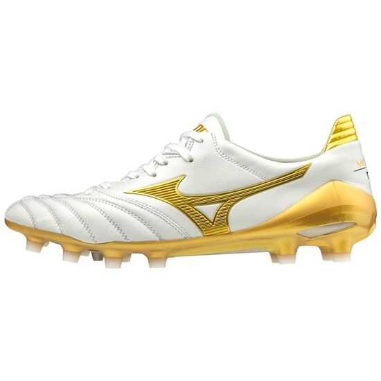 Mizuno Morelia Neo II Made in Japan Focicipő Férfi Fehér / Arany | PZGM-98264