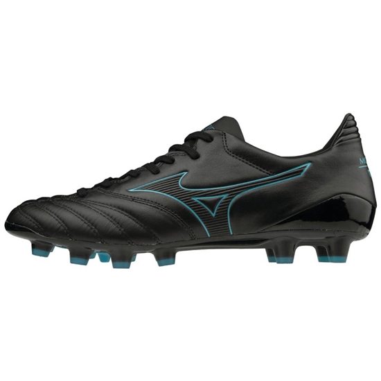 Mizuno Morelia Neo KL II Focicipő Férfi Fekete / Kék Türkiz | PKGU-34728