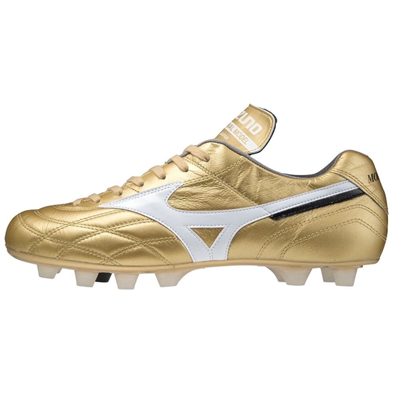 Mizuno Morelia Ul Japan Focicipő Női Arany / Fehér | RWDB-10275