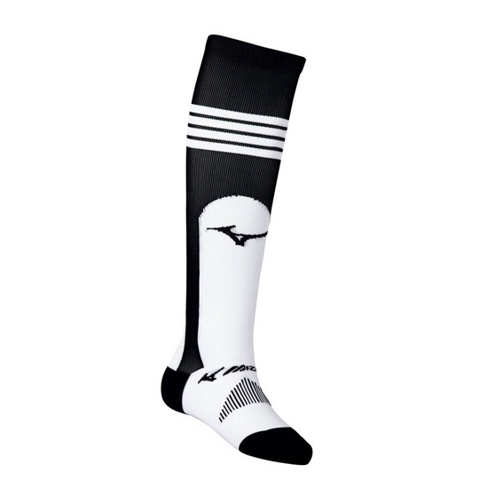 Mizuno Performance OTC Stirrup Baseball Zokni Férfi Fekete | XHJK-29736