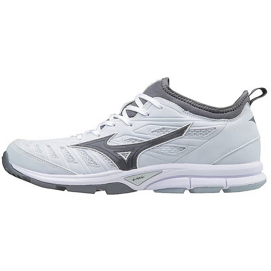 Mizuno Player's Trainer 2 Baseball Turf Baseball Cipő Férfi Fehér | PQWG-74912