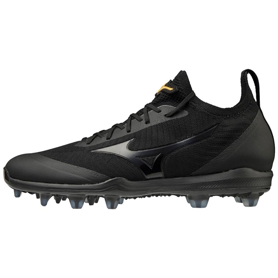 Mizuno Pro Dominant TPU Knit Molded Baseball Cipő Férfi Fekete | WDEI-38421