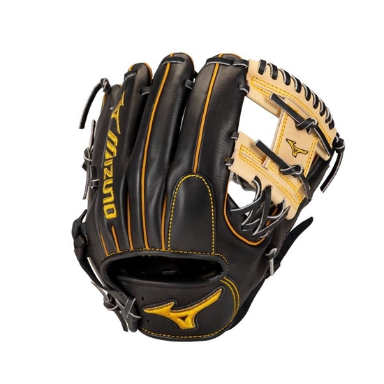 Mizuno Pro Infield Baseball Glove 11.5" Gloves Férfi Fekete | CYQP-43598