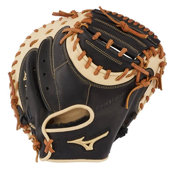 Mizuno Pro Select Baseball Catchers Mitt 33.5" Catchers Mitt Férfi Fekete | SVXN-61835