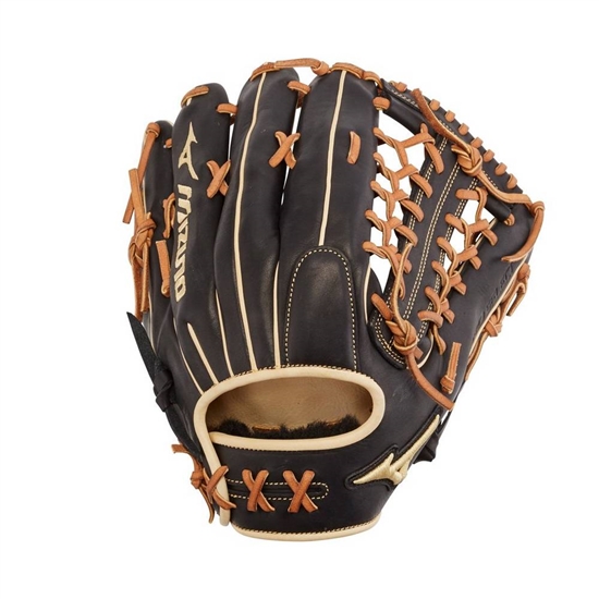 Mizuno Pro Select Outfield Baseball Glove 12.75" Gloves Férfi MélyFekete | VQGD-41825