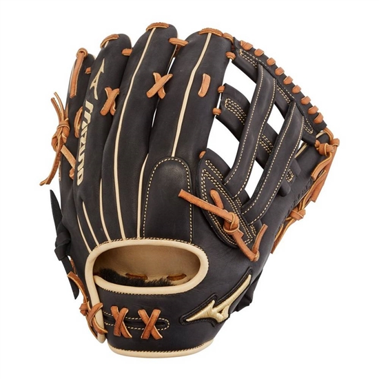 Mizuno Pro Select Outfield Baseball Glove 12.75" Gloves Férfi MélyFekete | YFZX-62973