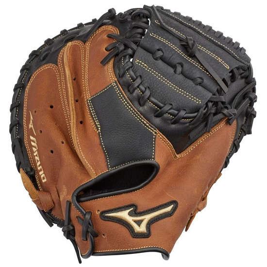 Mizuno Samurai Baseball 33" Catchers Mitt Catchers Mitt Férfi Fekete / Barna | YKWC-54897